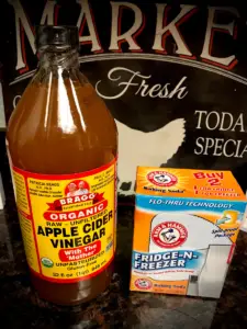 Apple Cider Vinegar and Baking Soda for cleaning the incubator.