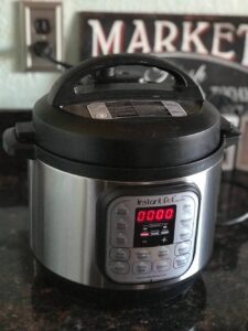 Add milk to instant pot.