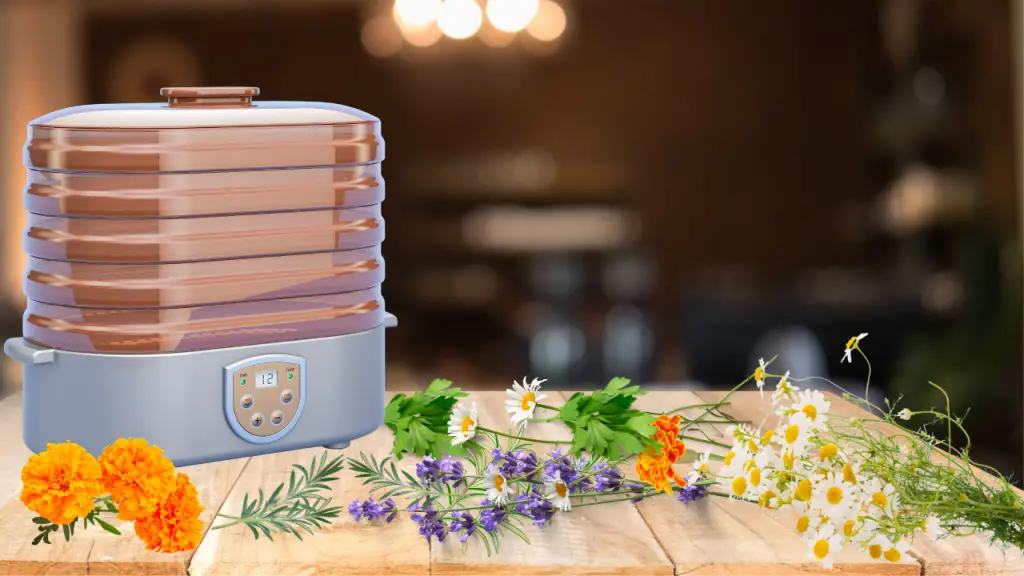 DRYING HERBS WITH DEHYDRATOR
